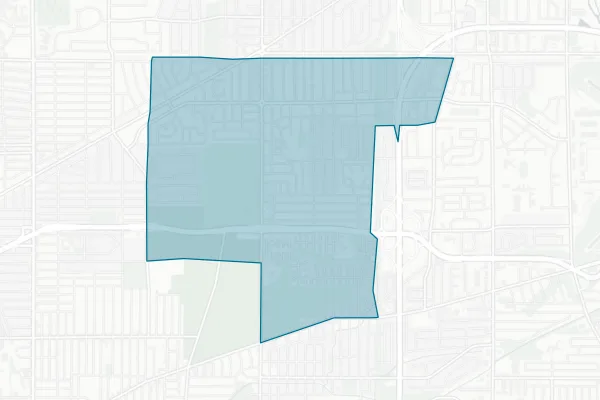 Cleveland Hill Union Free School District — detail map