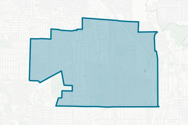 Amherst Central School District — detail map