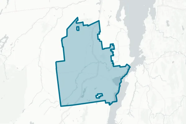 Boquet Valley Central School District — detail map