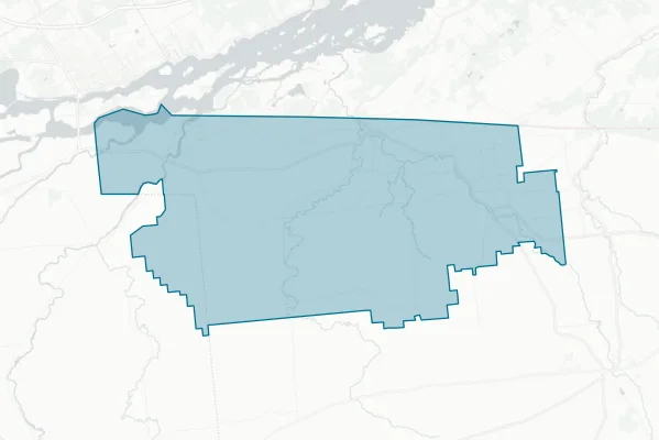 Salmon River Central School District — detail map