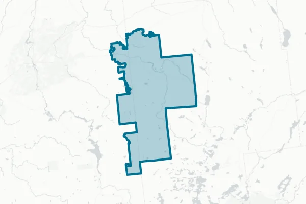 St Regis Falls Central School District — detail map