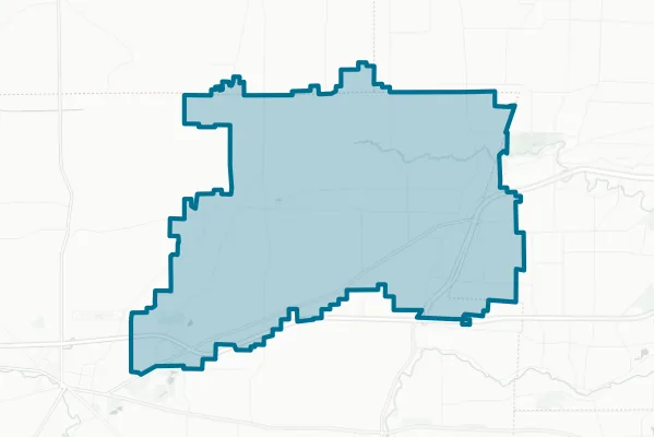 Byron-Bergen Central School District — detail map