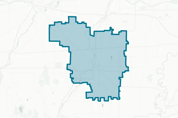 Pavilion Central School District — detail map