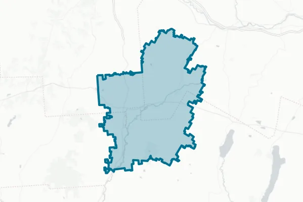 Mount Markham Central School District — detail map