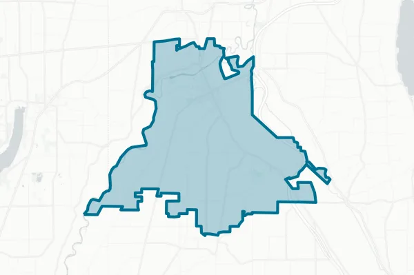 Mount Morris Central School District — detail map