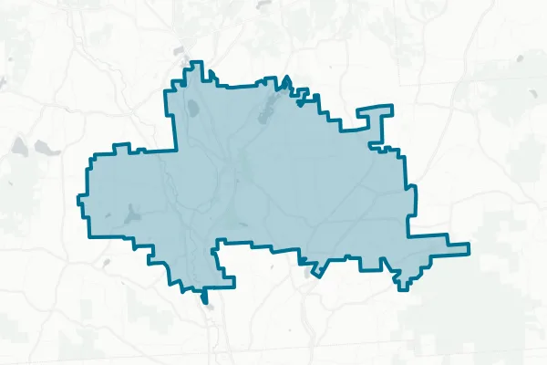 Hamilton Central School District — detail map