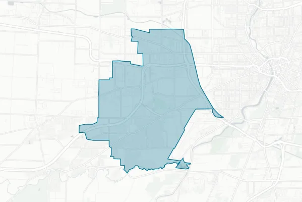 Gates Chili Central School District — detail map