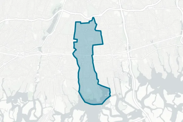 Baldwin Union Free School District — detail map