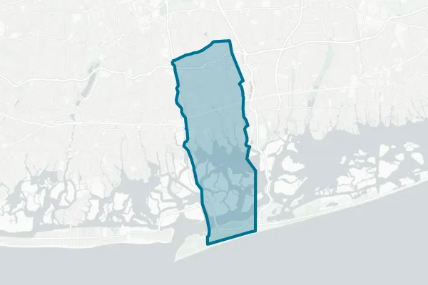 Bellmore-merrick Central High School District — detail map