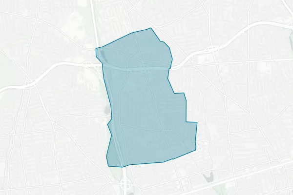 North Merrick Union Free School District — detail map