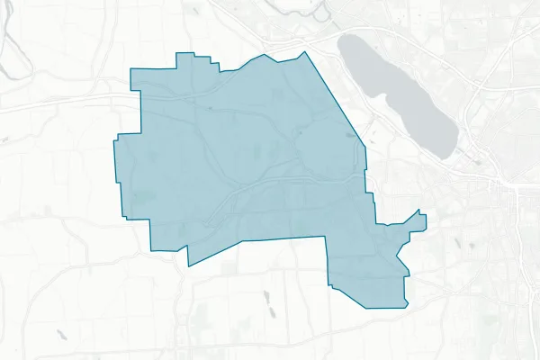 West Genesee Central School District — detail map