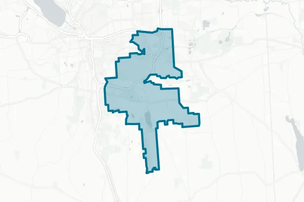 Jamesville-Dewitt Central School District — detail map