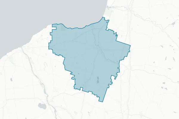 Town of Mexico — detail map
