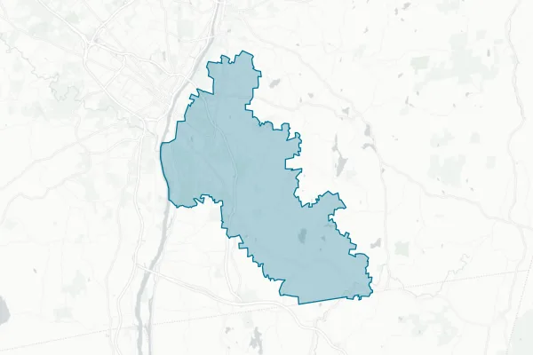 East Greenbush Central School District — detail map