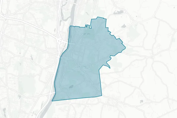 Enlarged City School District of Troy — detail map
