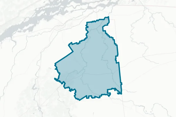 Brasher Falls Central School District — detail map