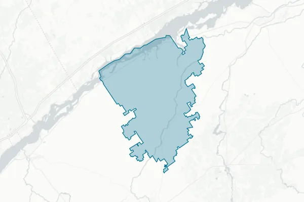 Madrid-Waddington Central School District — detail map