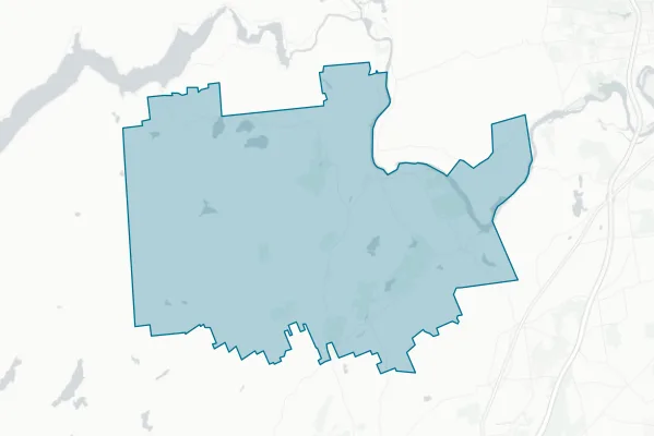Corinth Central School District — detail map