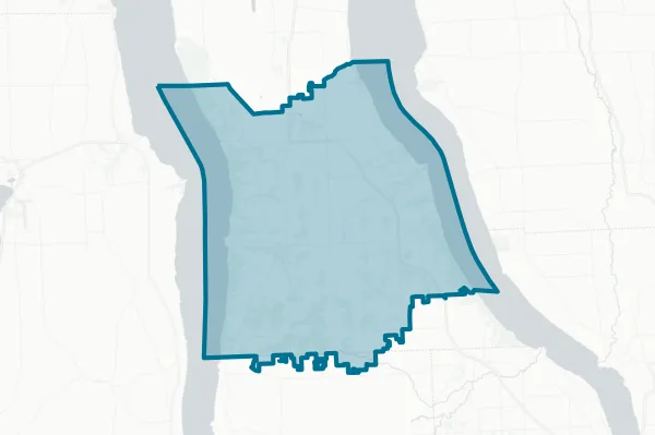 South Seneca Central School District — detail map