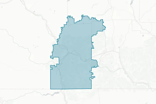 Corning City School District — detail map
