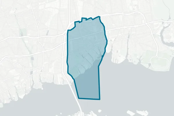 Bay Shore Union Free School District — detail map