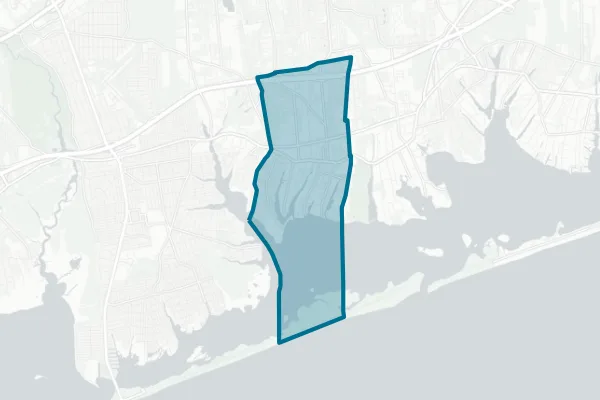 Center Moriches Union Free School District — detail map