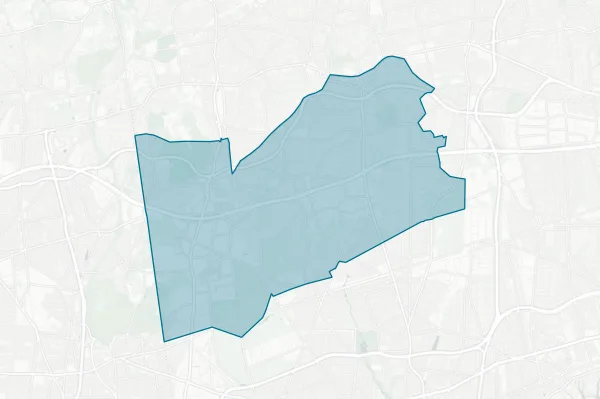 Half Hollow Hills Central School District — detail map