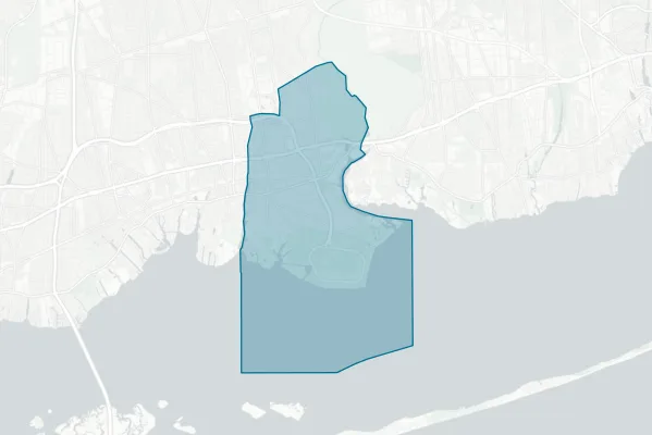 East Islip Union Free School District — detail map