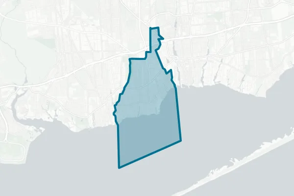 Bayport-blue Point Union Free School District — detail map