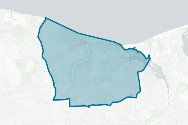 Kings Park Central School District — detail map