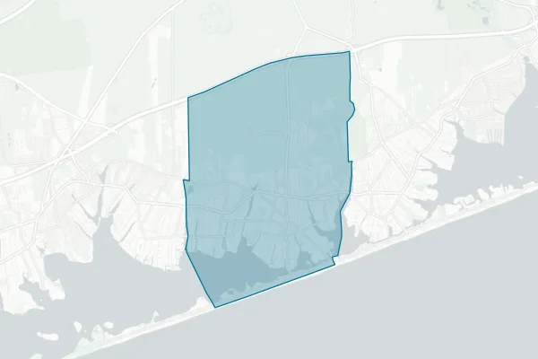 Westhampton Beach Union Free School District — detail map