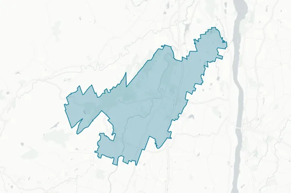 New Paltz Central School District — detail map