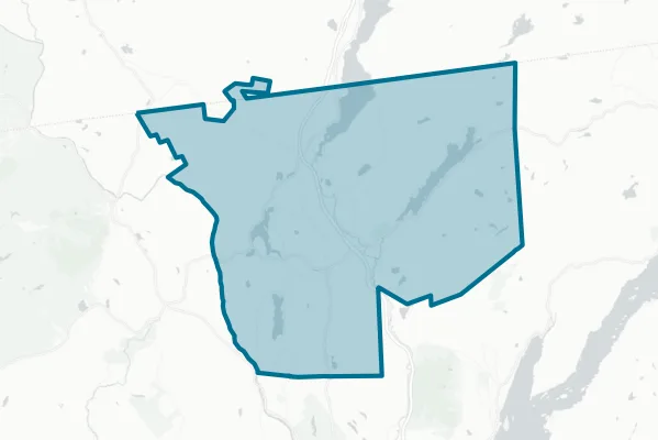 North Warren Central School District — detail map