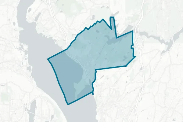 Croton Harmon Union Free School District — detail map