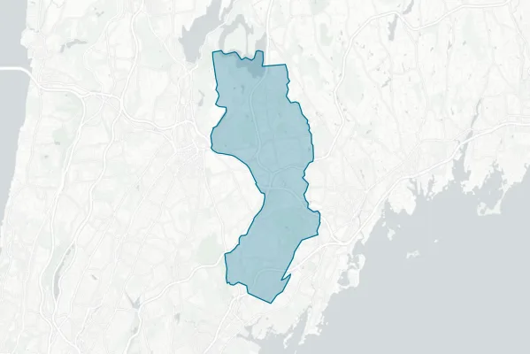 Harrison Central School District — detail map