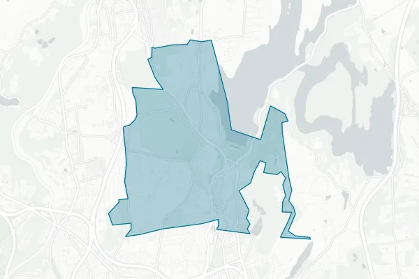Valhalla Union Free School Distrcit — detail map