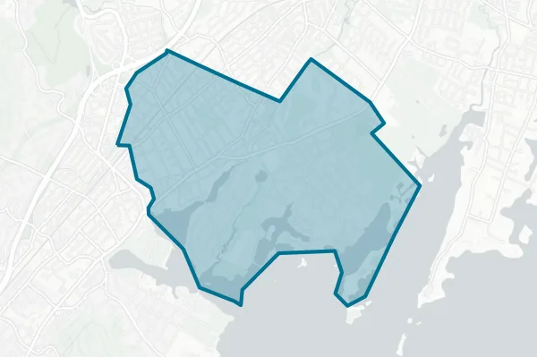 Rye Neck Union Free School District — detail map