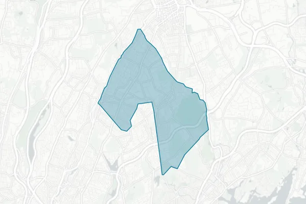Scarsdale Union Free School District — detail map