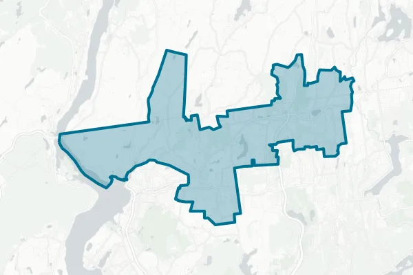 Lakeland Central School Dirstrict — detail map