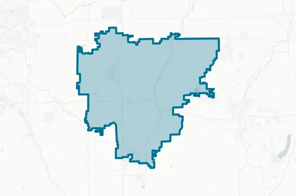 Attica Central School District — detail map