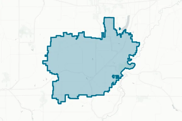 Letchworth Central School District — detail map
