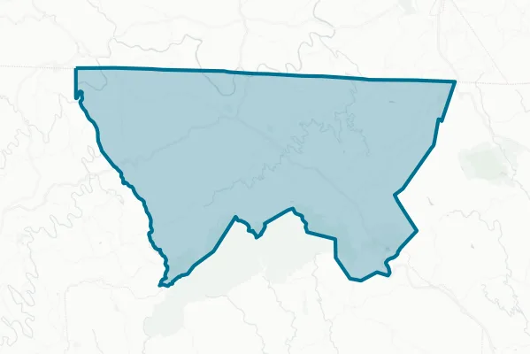 Alleghany County — detail map