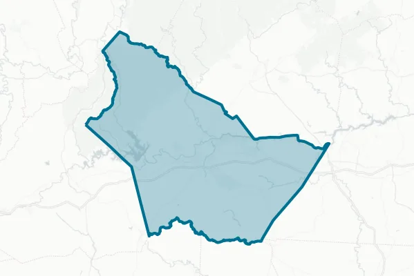 Burke County — detail map