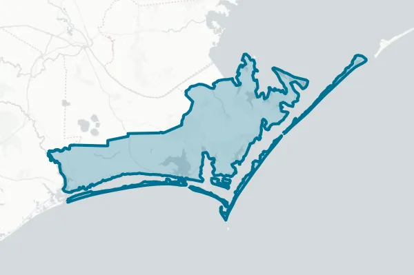 Carteret County Board of Education — detail map
