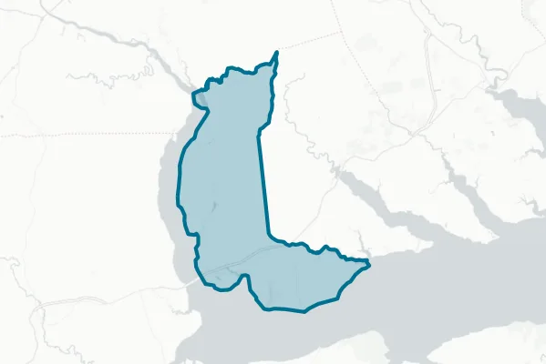 Edenton-Chowan Board of Education — detail map