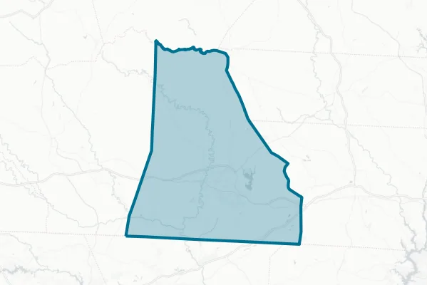 Cleveland County Board of Education — detail map