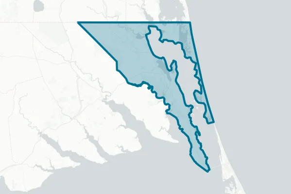 Currituck County Board of Education — detail map