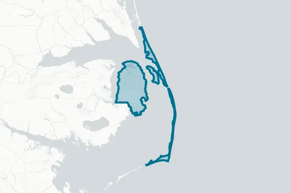 Dare County Board of Education — detail map