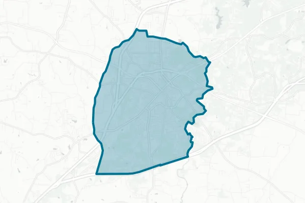 Lexington City Board of Education — detail map