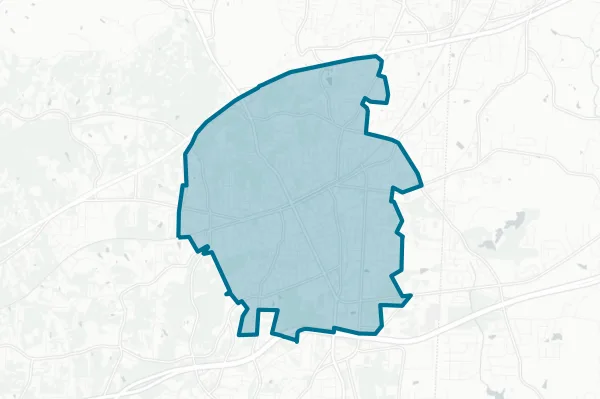 Thomasville City Board of Education — detail map